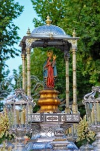 Virgen de la Fuensanta en procesion