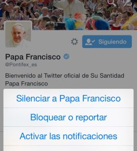 Notificaciones Pontifex
